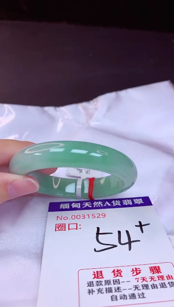 未镶嵌手镯翡翠54+