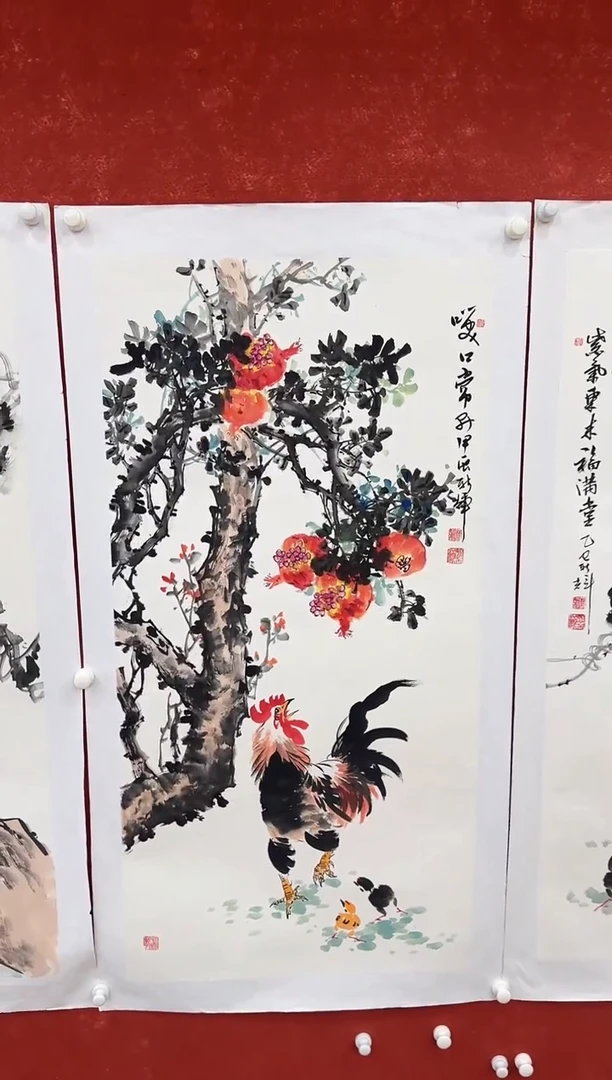 国画9.15-珍品-颜新辉-四尺-长乐