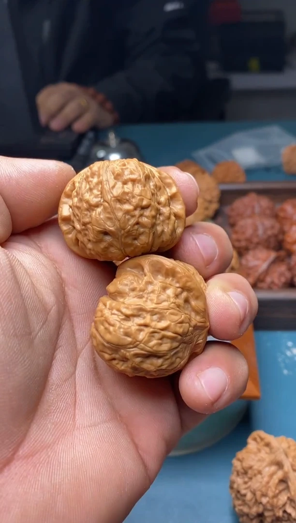 把件文玩核桃南瓜墩b444.