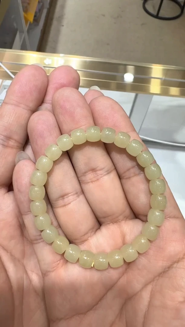 手链未镶嵌和田玉2503210407 LJ 手串