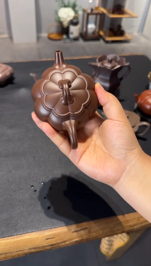 茶壶紫砂云**柱繁花 2.0 紫砂壶