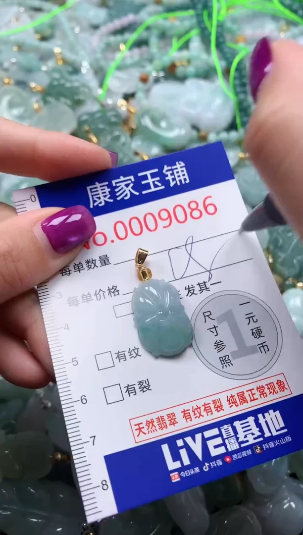 颈饰未镶嵌翡翠9086