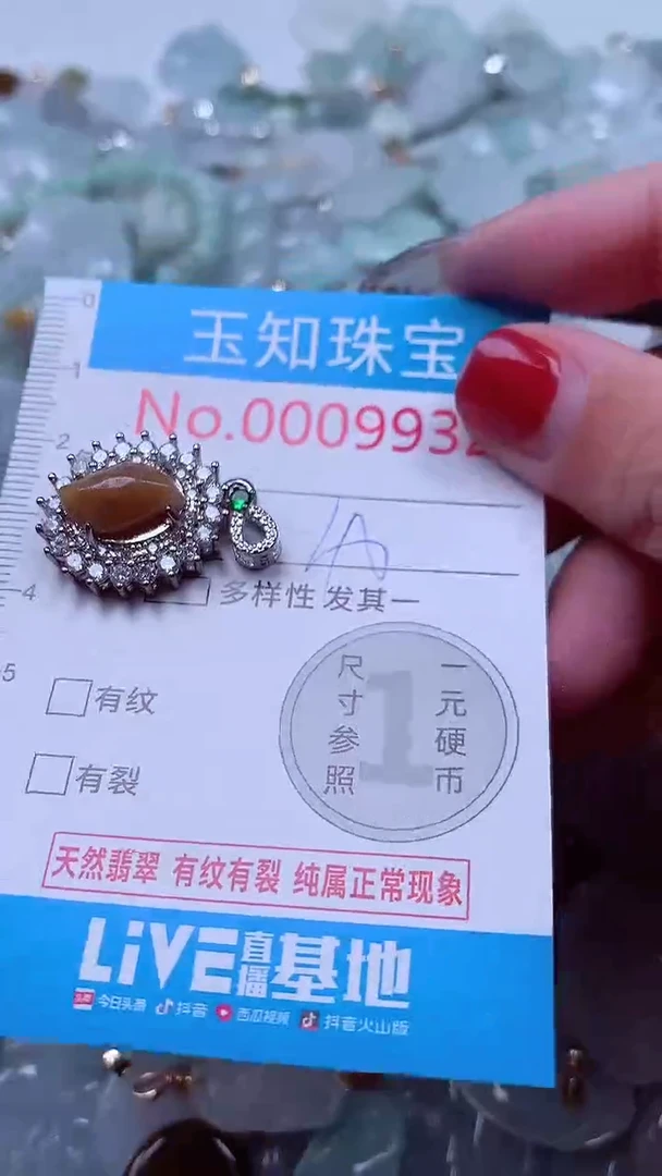 吊坠(不含链)未镶嵌翡翠9932