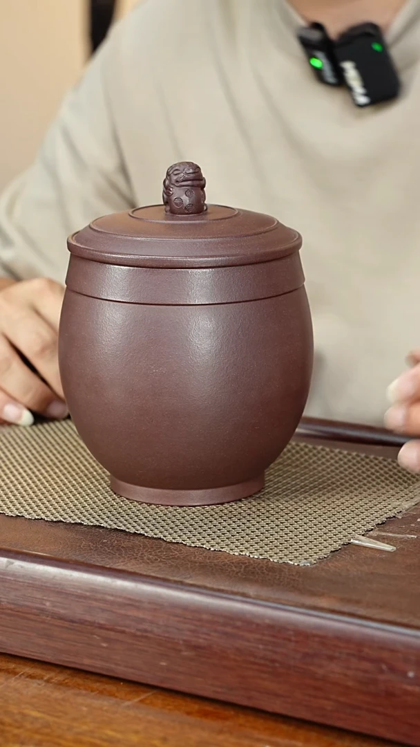 宜兴原矿紫砂茶叶罐