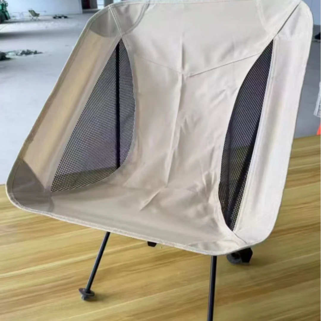 户外折叠露营月亮椅超轻便携靠背钓鱼野餐椅超轻月亮椅