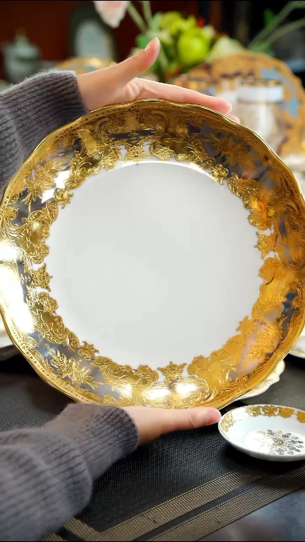 瓷片12英寸窝盘  1个