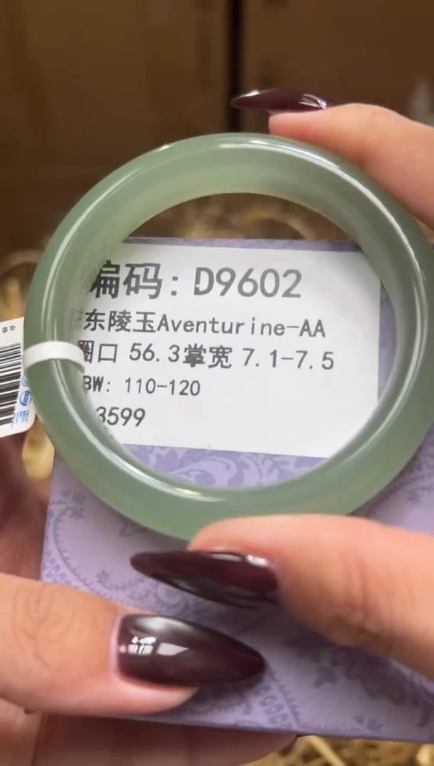 未镶嵌手镯石英质玉D9602