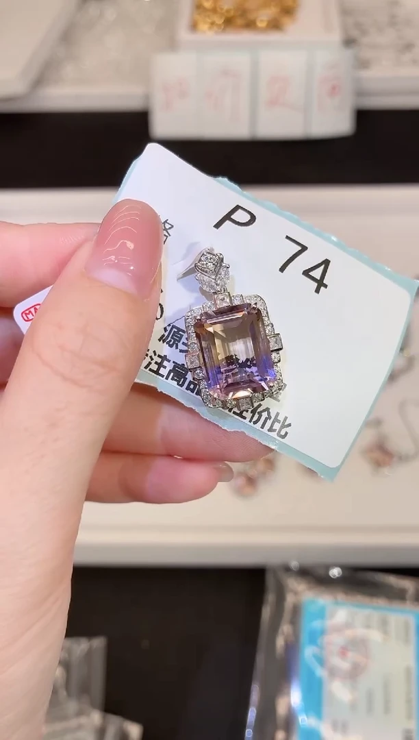 吊坠(不含链)银S925镶嵌水晶热****长多样性发一P74