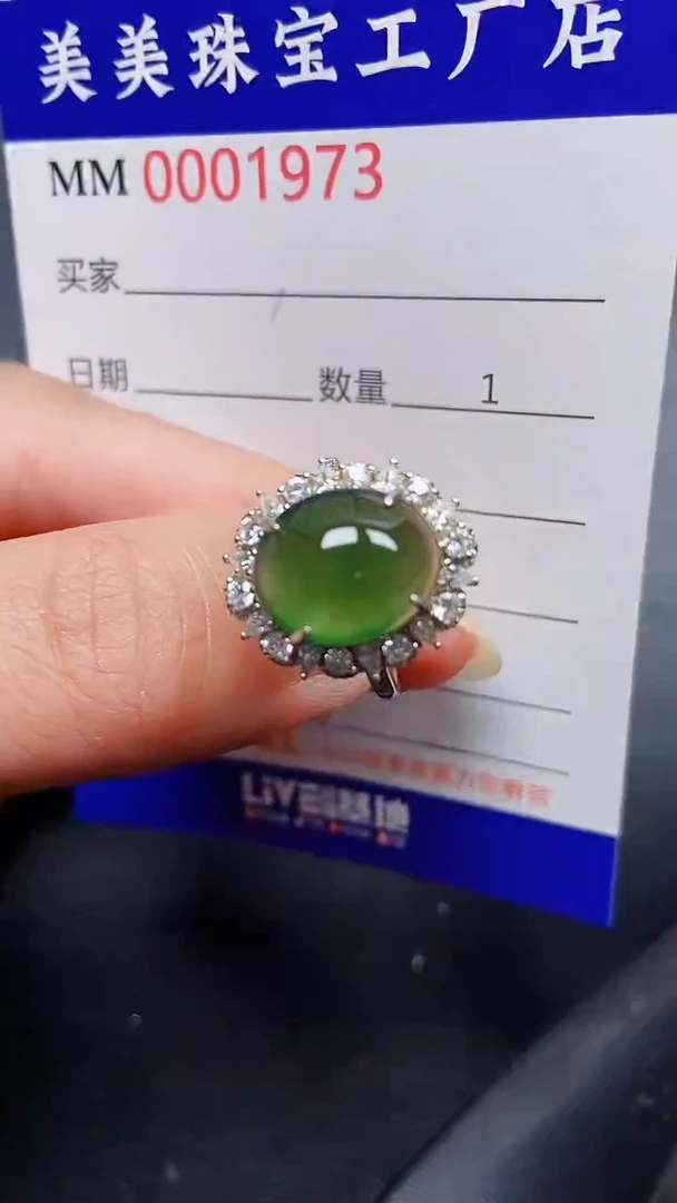 颈饰银S925镶嵌翡翠1973