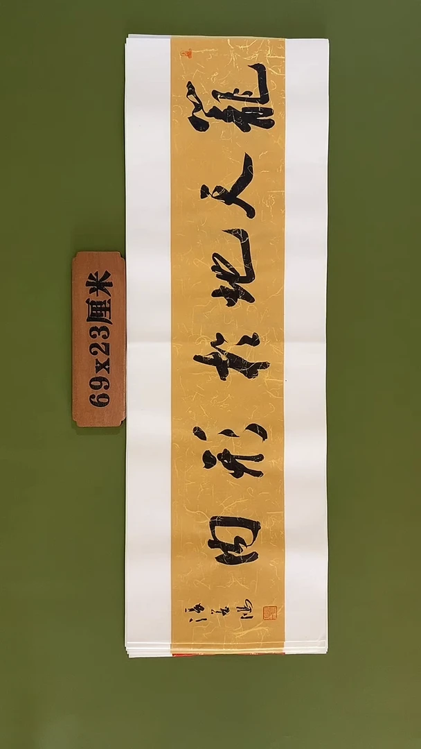 书法书法 张若鸿 尺寸69cm*23cm