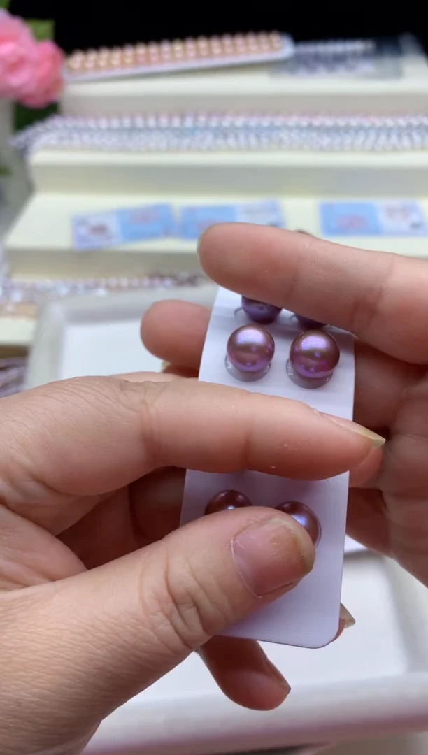 【闪购商品】淡水珍珠耳饰未镶嵌淡水珍珠耳饰