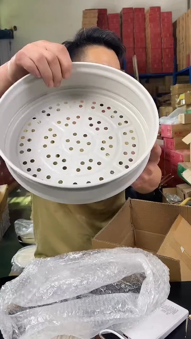 食品级塑料1素味蒸笼24 白