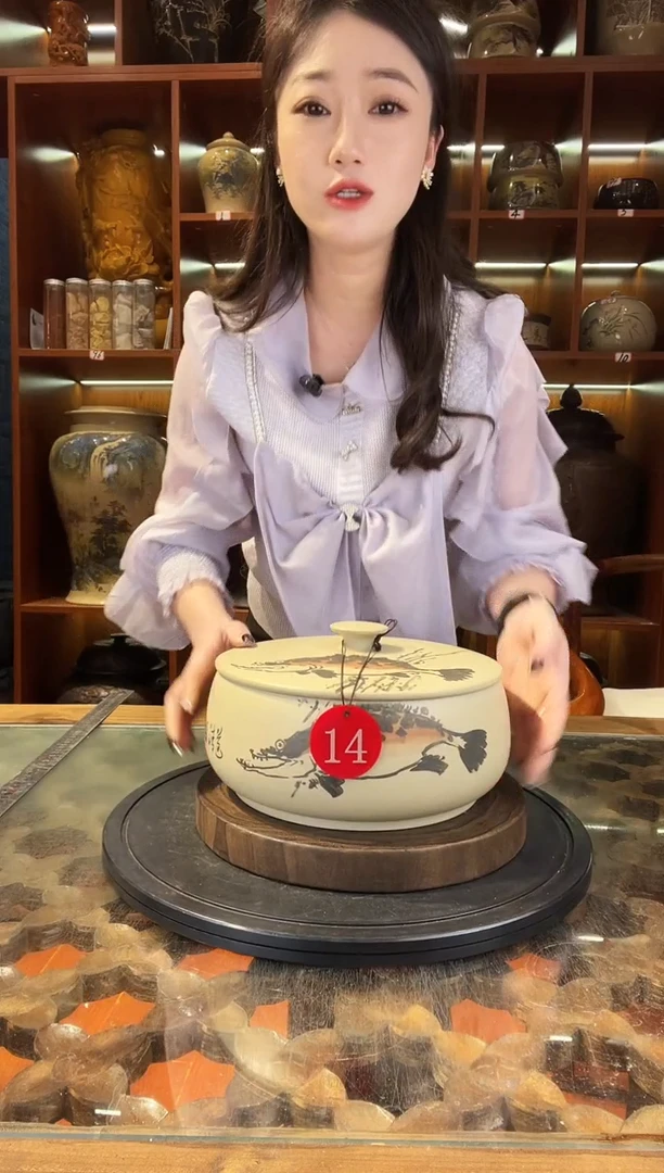 【闪购商品】缸云南建水紫陶三饼缸@14