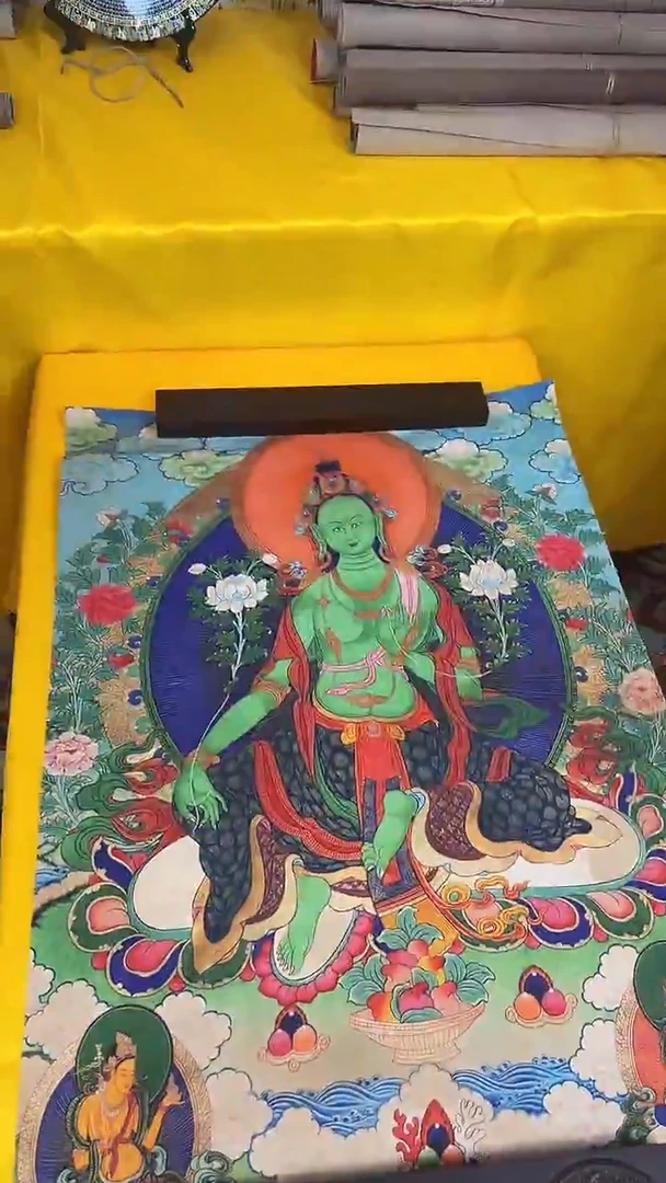 卷轴画绘画类唐卡 16107