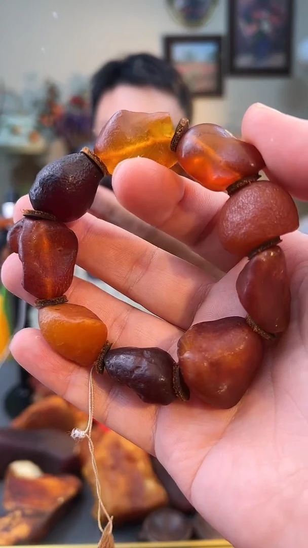 手串琥珀未镶嵌手串