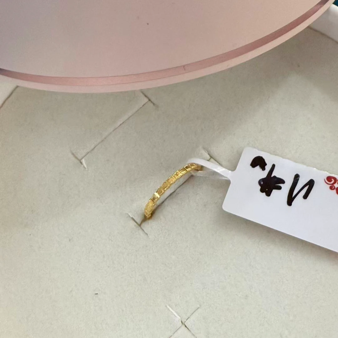 【小馨专享】足金999小灵蛇戒指1.5g 11号圈口