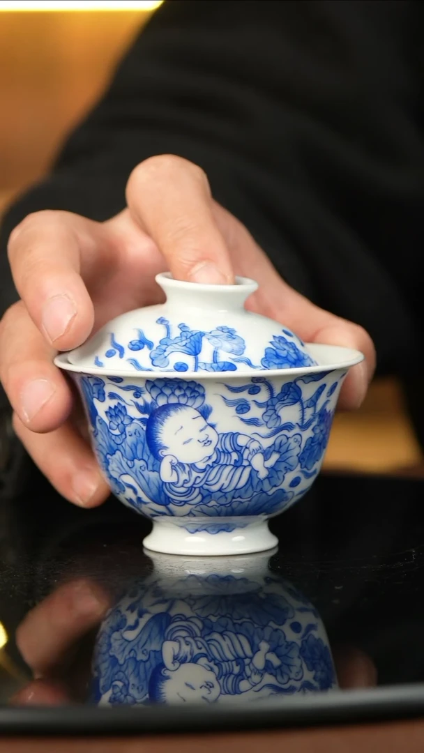 ?*丁景德镇手工手绘茶器