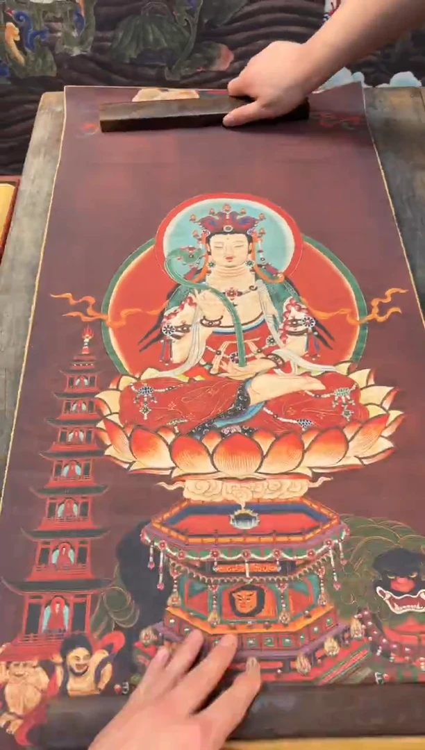 卷轴画大朱画院老六专属AA11