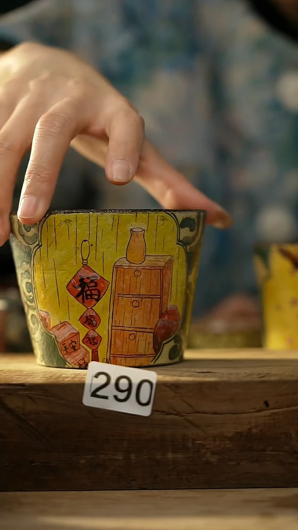 【闪购商品】瓷片新品！设计师手作款柴烧动物系列 迷糊