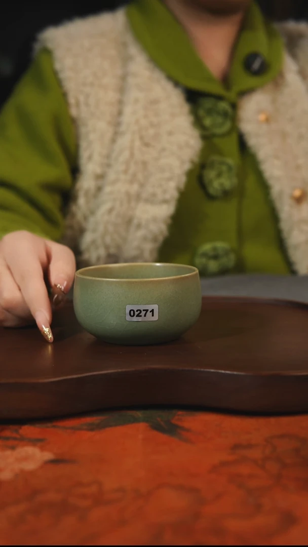 杯子瓷汝州原产地原矿仿古老釉q271