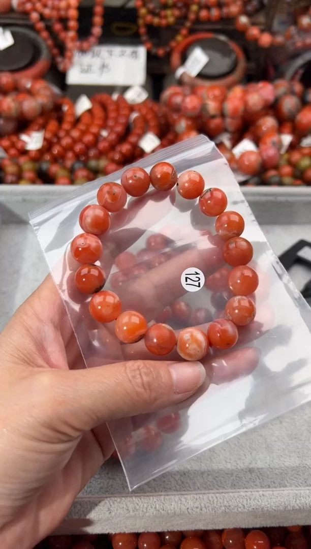 未镶嵌手串南红玛瑙1