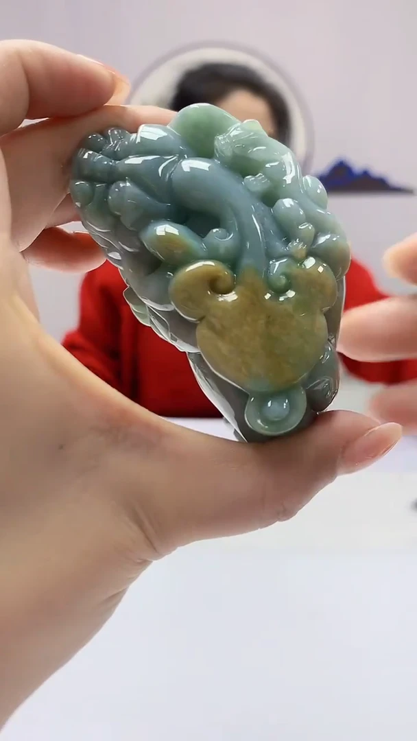 【闪购商品】定制翡翠未镶嵌4902ms-毛货199貔貅