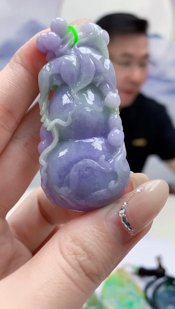 定制翡翠未镶嵌5124jw-毛货挂件87