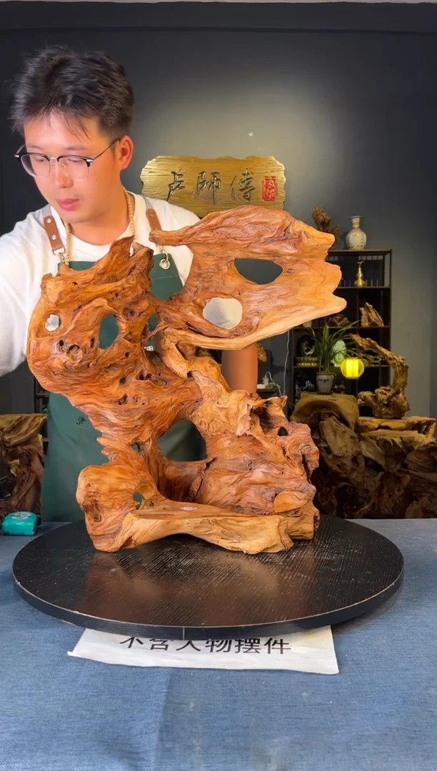 木卢师傅根艺作品（不包含人物摆件）