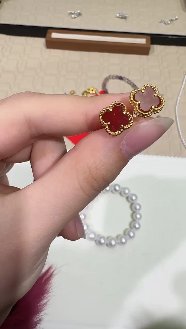 【闪购商品】玛瑙/玉髓耳饰银S925镶嵌X0204-1332-39