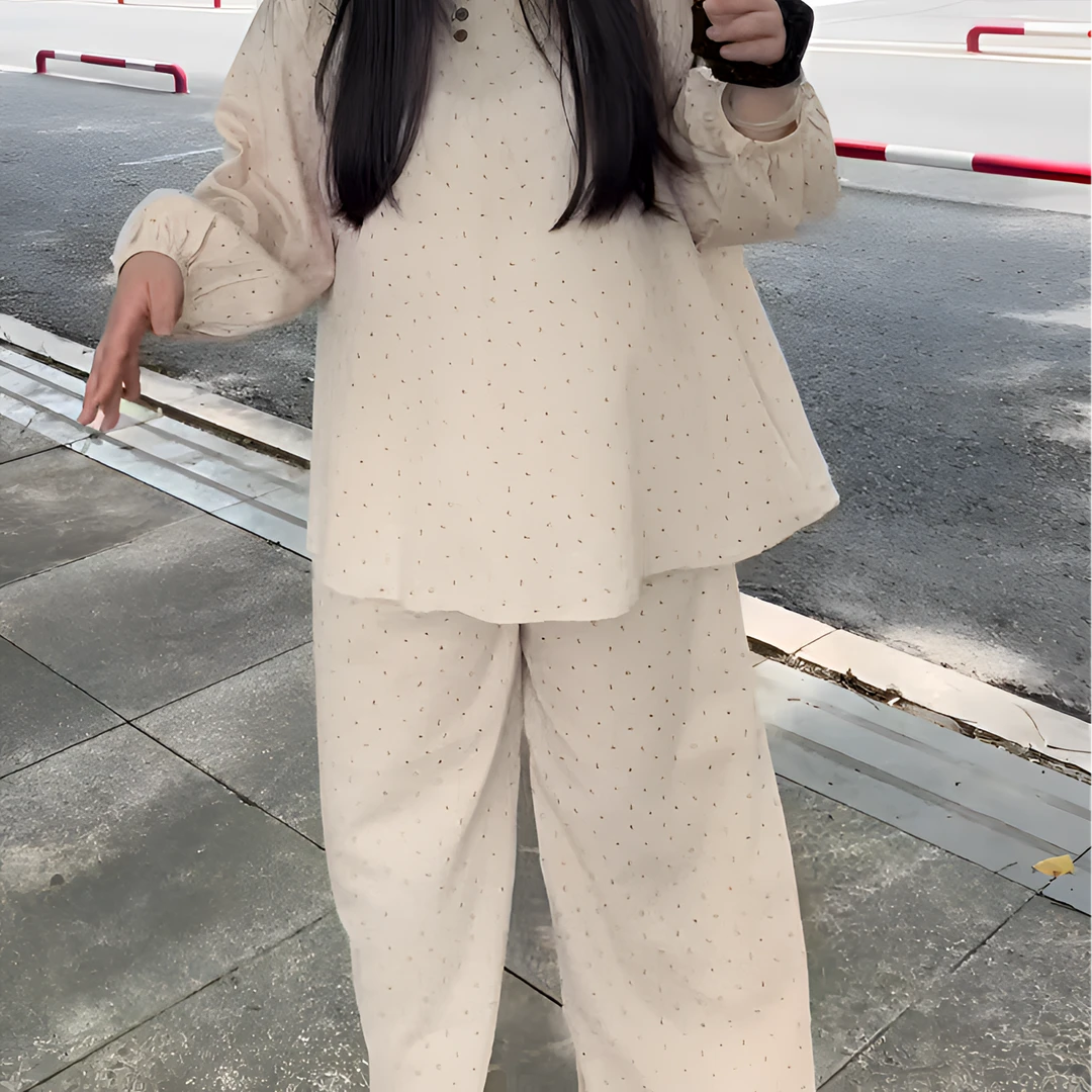 舒伴家G#中高端睡衣夏季睡裙睡衣春夏家居服长袖长裤春秋短袖