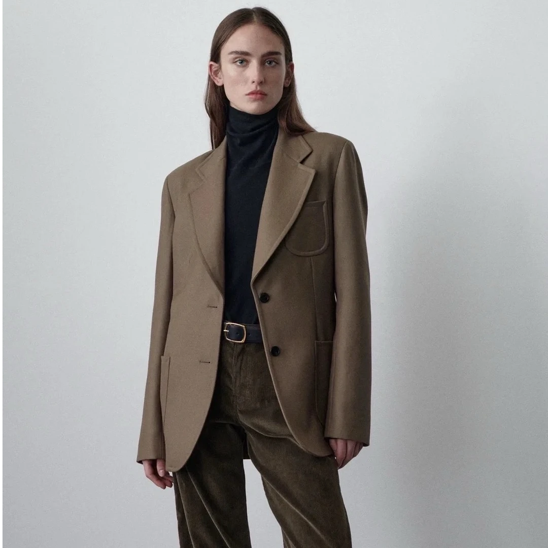 99新 The Row The Row 翻领西装外套 0码