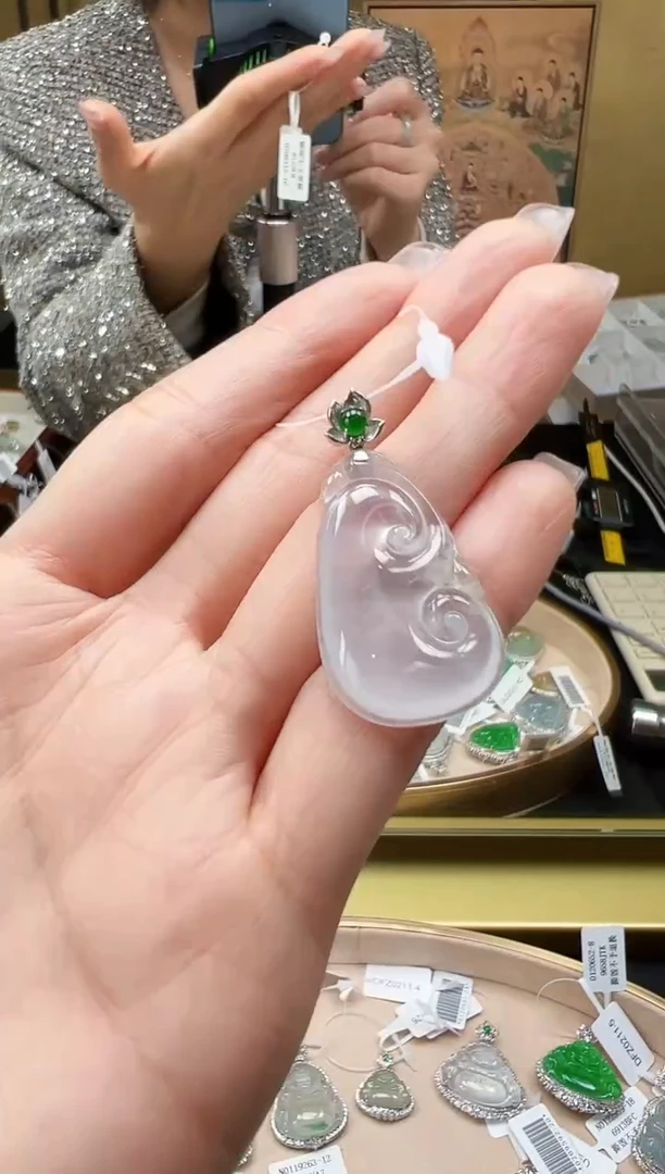 【闪购商品】翡翠颈饰18K金镶嵌DFZ0211-132