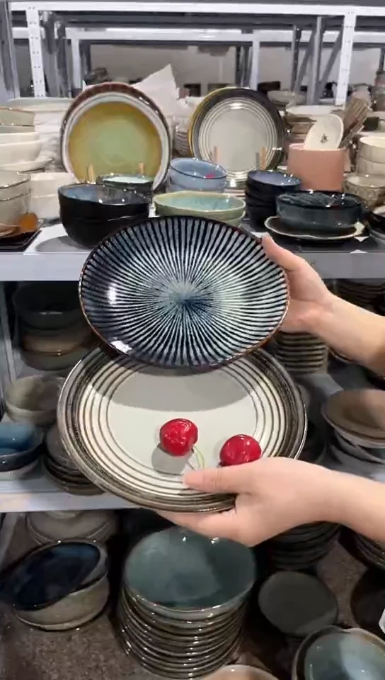 【闪购商品】瓷片外贸尾货瑕疵满20包邮X2 小盘组合