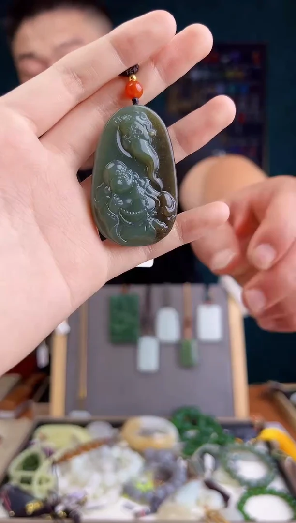 和田玉未镶嵌颈饰多样性发货 拍一单发一个