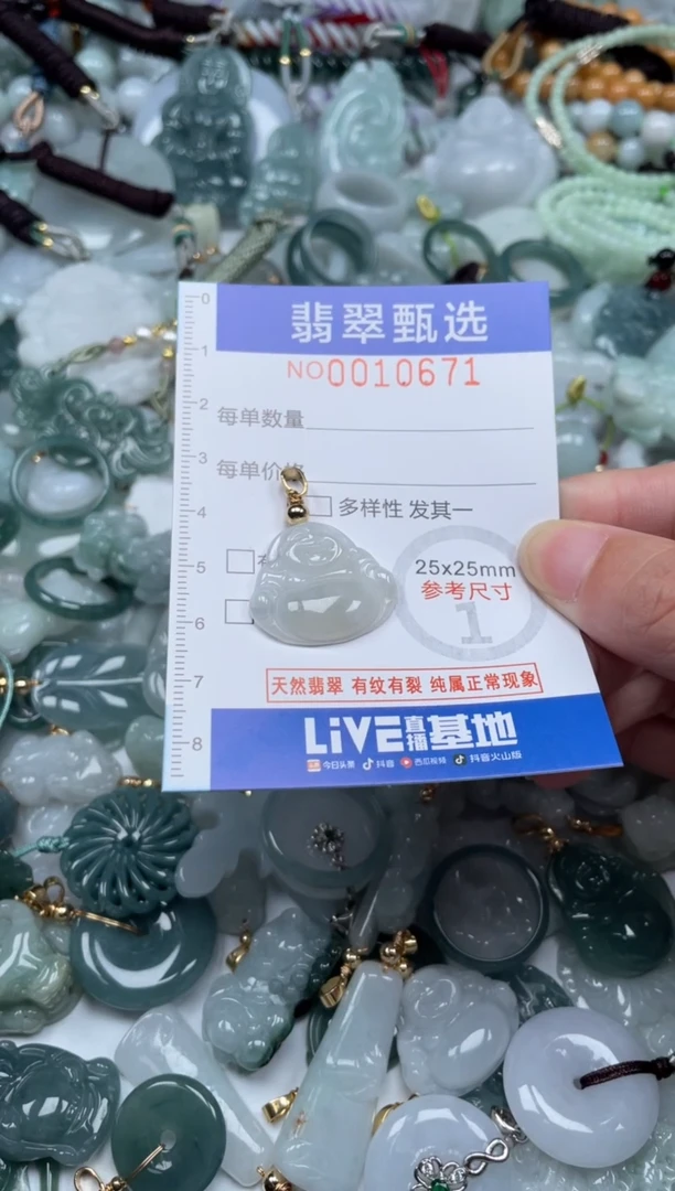 颈饰未镶嵌翡翠10671