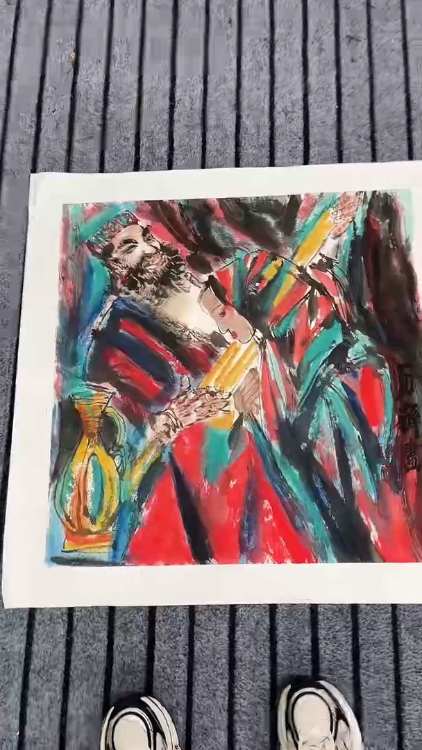 精品国画人物作品