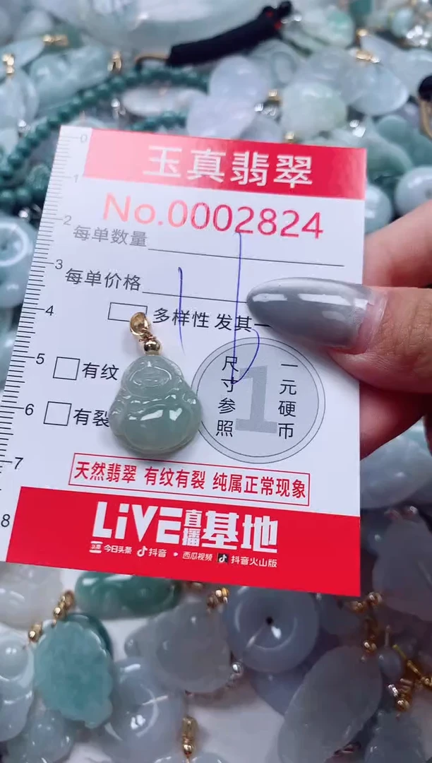 吊坠(不含链)未镶嵌翡翠2824