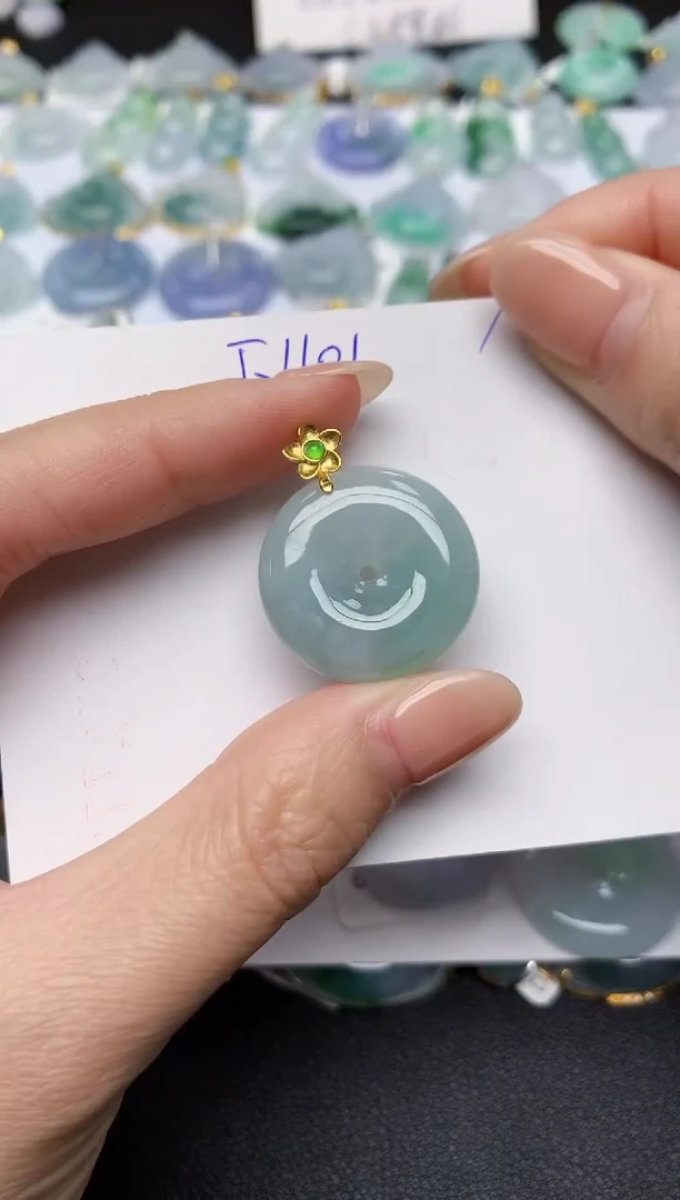 颈饰未镶嵌翡翠天然缅甸A货翡翠百元以上9元证书费自理