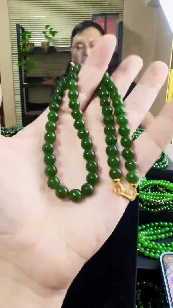 项链未镶嵌和田玉（碧玉）8