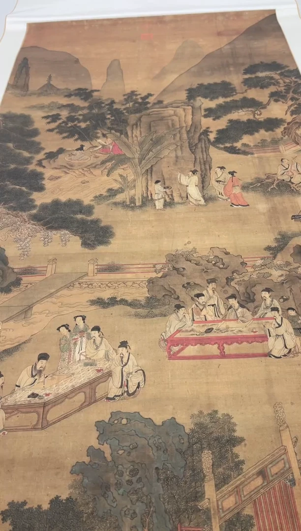 【复刻品】仇英 西园雅集