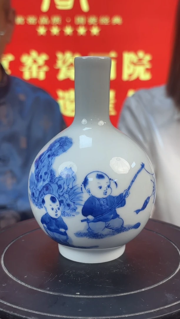 摆件瓷立方-官窑瓷画院461