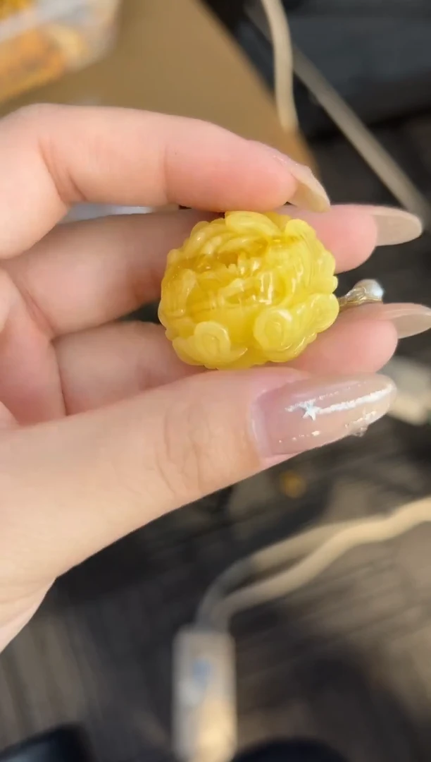 裸石琥珀未镶嵌琥珀蜜蜡吊坠