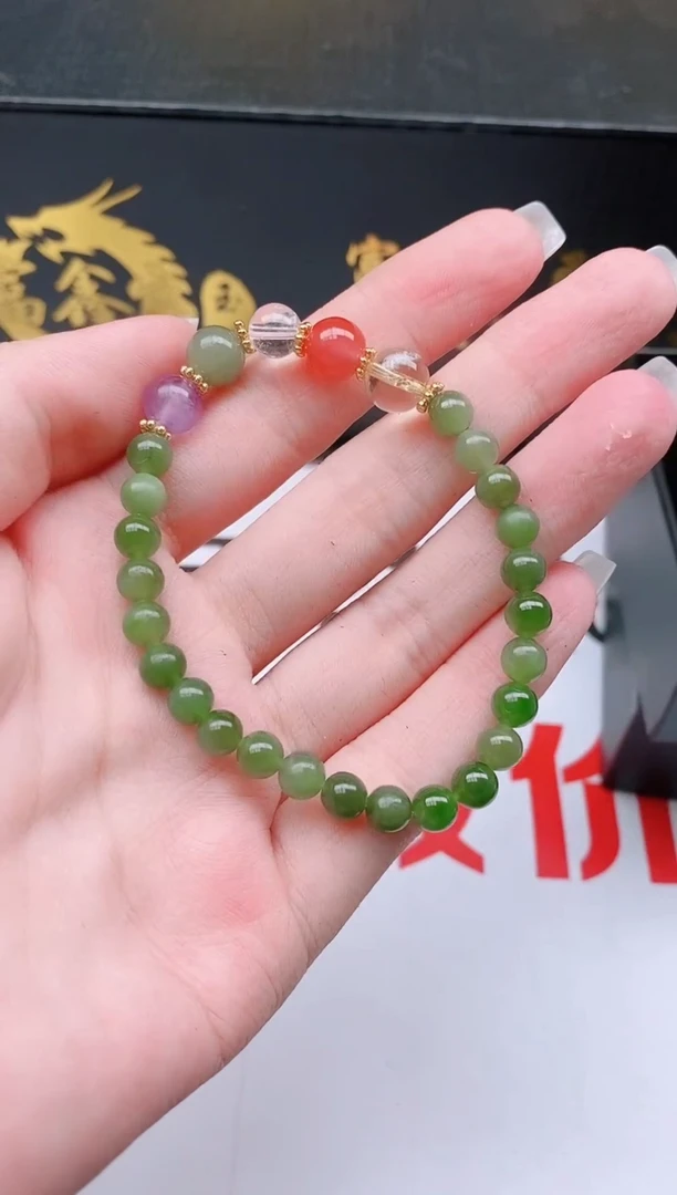 手链未镶嵌和田玉多样性发拍一发一