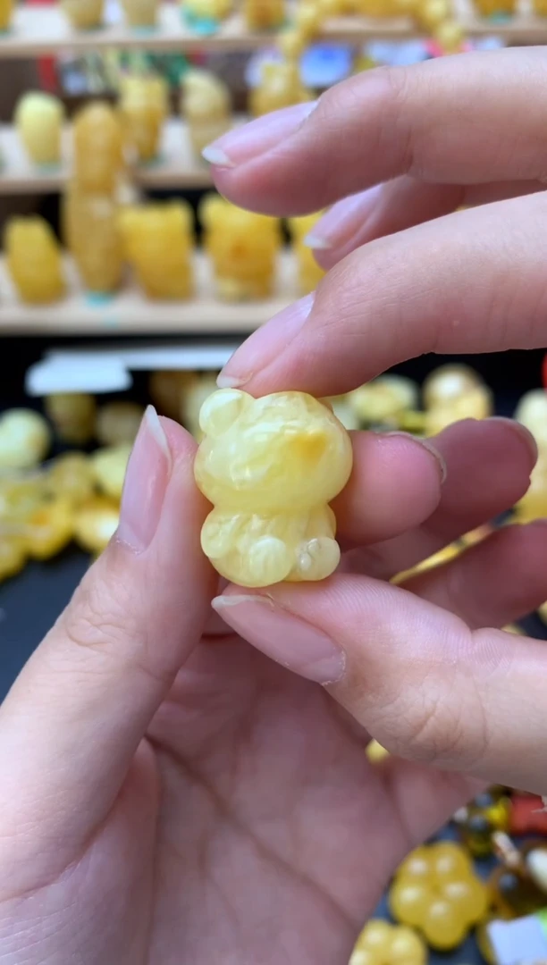 琥珀未镶嵌珠宝奇石077琥珀蜜蜡微瑕