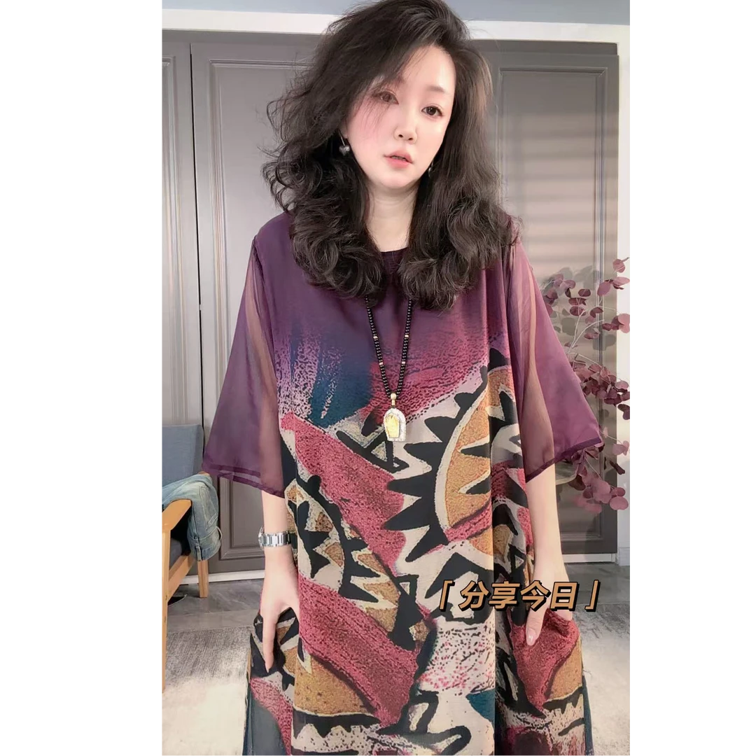 【广州薇姐】夏季女士气质时尚百搭连衣裙3560