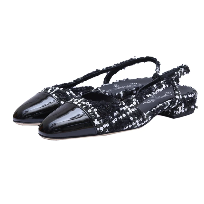 未使用 Chanel/香奈儿 【念念活动】Slingback 后系带平底鞋