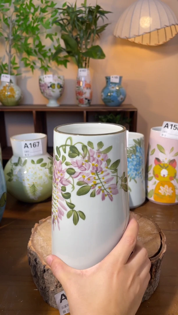 瓶 景德镇手绘陶瓷花瓶