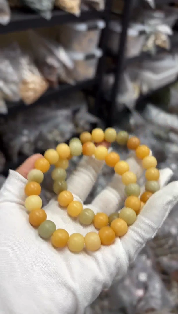 菩提根/象牙果手串12干磨原色（115）