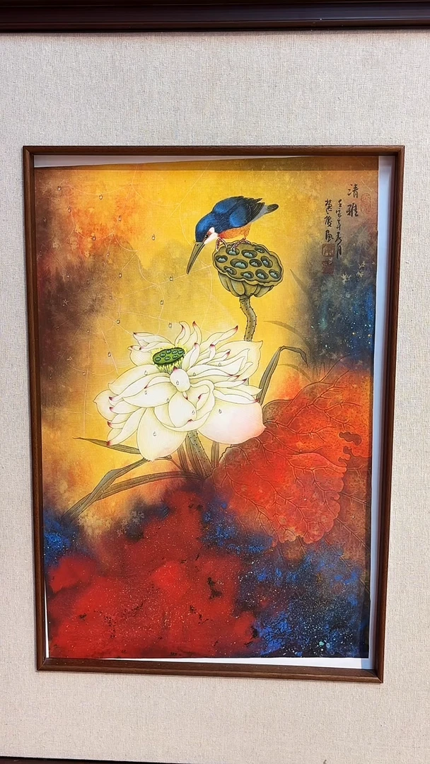 国画郭老师现场作品