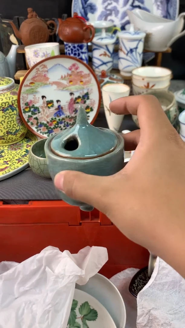 瓷片茶盏陶瓷陶片